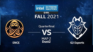 CS:GO - G2 Esports vs. ENCE [Nuke] Map 2 - IEM Fall 2021 - Quarterfinal - EU