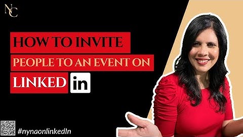 How to Invite People to Attend an Event on LinkedIn