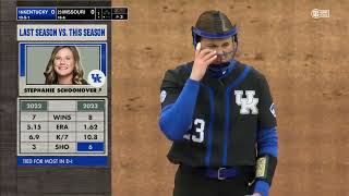 #16 Kentucky vs #23 Missouri | Women Softball Mar 10,2023