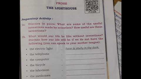 The Light House  (Part-1)Class 6 English  Karnataka State Syllabus