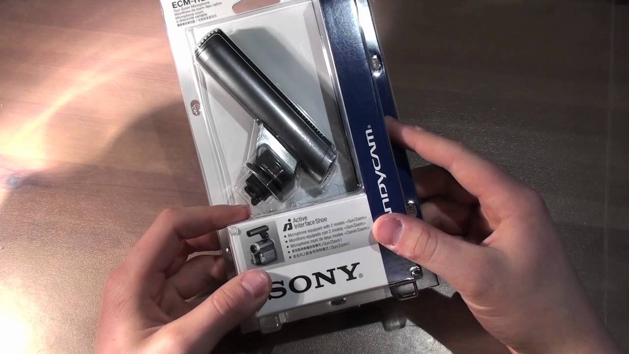 ソニー SONY ガンズームマイクロホン ECM-HGZ1 Unboxing: Sony ECM-HGZ1 Shotgun Microphone - YouTube