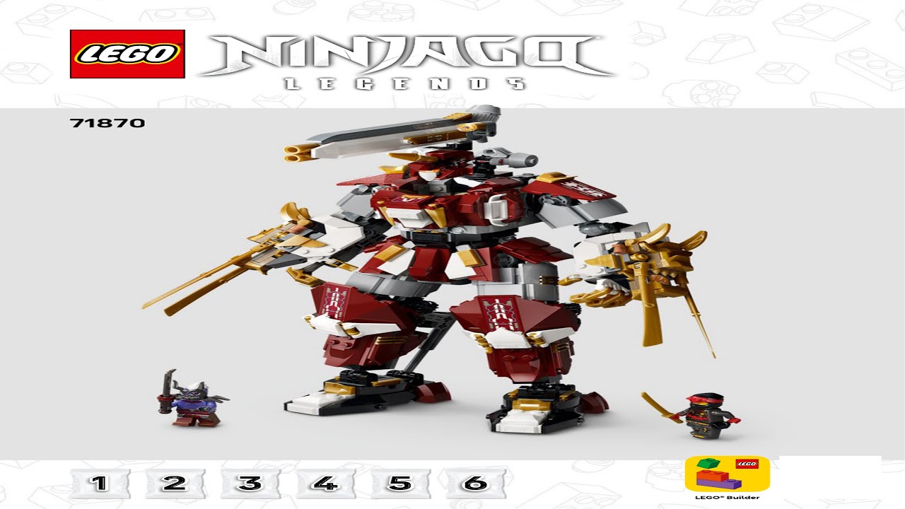 LEGO Instructions - Ninjago - 71870 - The Twin Titan Mechs