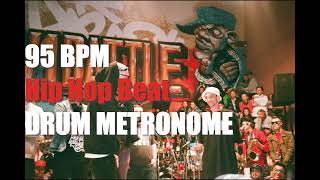 Hip Hop Beat Drum Metronome Loop - 95 BPM