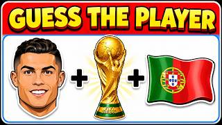 Guess The Player By The Emojis - FIFA World Cup 2026- CR7 Messi Neymar