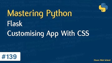 Learn Python in Arabic #139 - Flask - Customizing App With Css