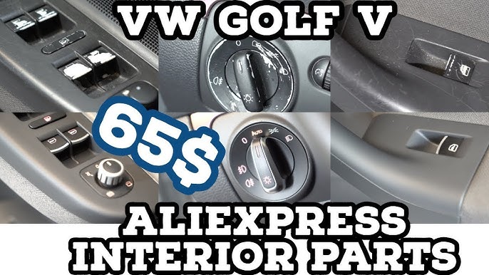 VW Golf 5 Lichtschalter wechseln, Change Golf 5 light switch, VitjaWolf, Tutorial