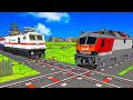 【踏切アニメ】あぶない電車 4 TRAIN THOMAS🚦 Fumikiri 3D Railroad Crossing Animation Kereta Api Kartun #123