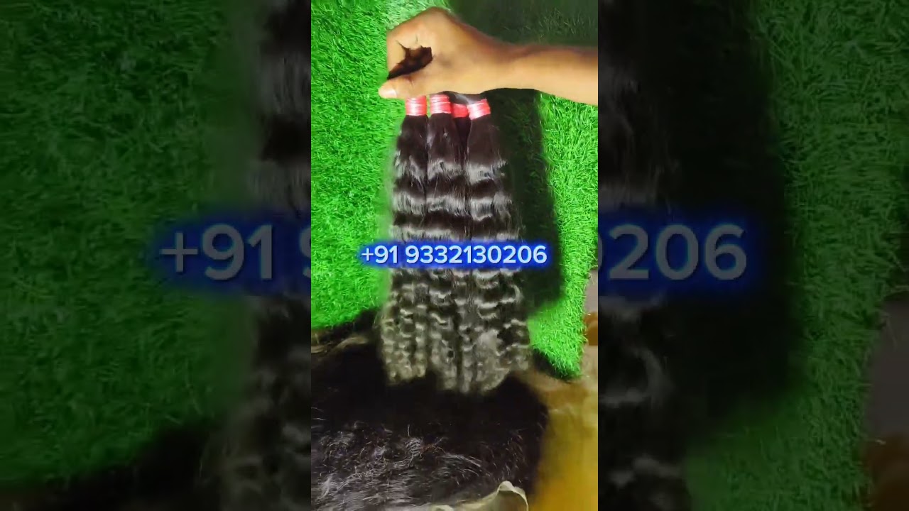 100 Natural bulk Hair - straight, wavy, curly 