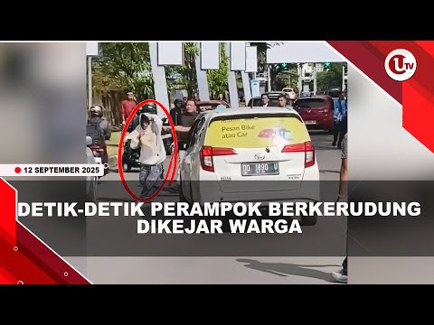 PERAMPOK PAKAI BAJU WANITA GAGAL RAMPAS MOBIL PEGAWAI BANDARA MAKASSAR | U-NEWS