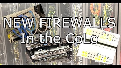 Replacing the CoLo Firewalls