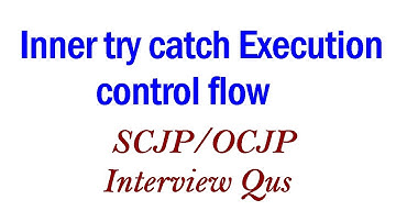 Nested Try Statements in Java with Important Test Case