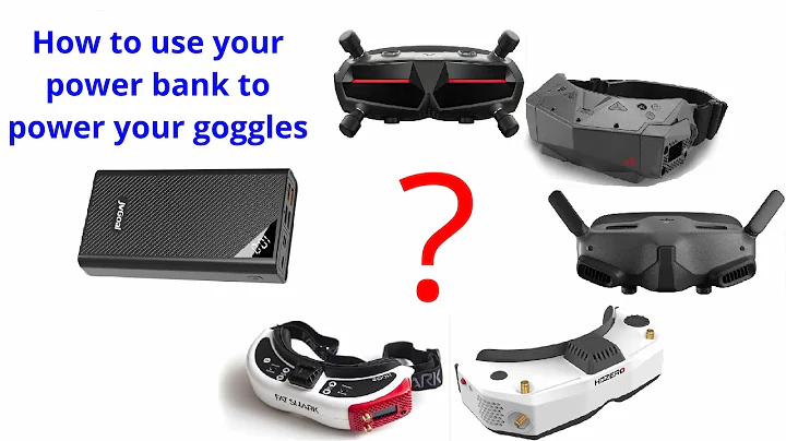 How to use your power bank to power your goggles (HDZero, DJI, Walksnail, HDO2, Orca, Skyzone, etc.)