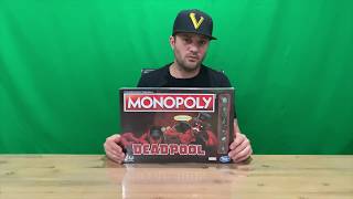 Ep 280 - Limited Edition Deadpool 2017 Monopoly Unboxing Details