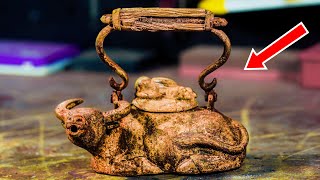 Antique Teapot Restoration with AMAZING outcome