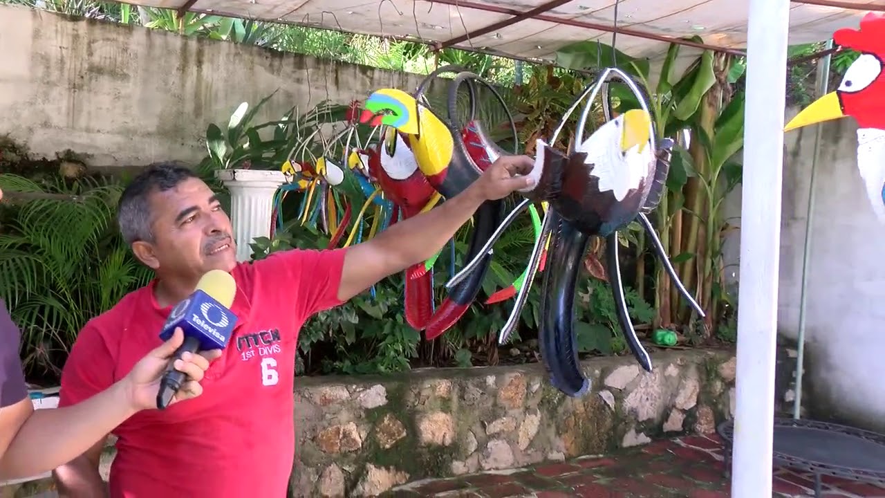 Artesanias, reciclaje de llantas