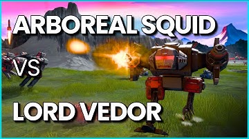 Clash of T3 - Lord Vedor Vs Arboreal Squid - 1v1 Beyond All Reason Cast