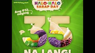 #NationalHaloHaloSarapDay na sa March 18!