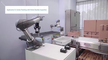 Universal Robots Mini Factory Application Showroom Set 3 Full Video