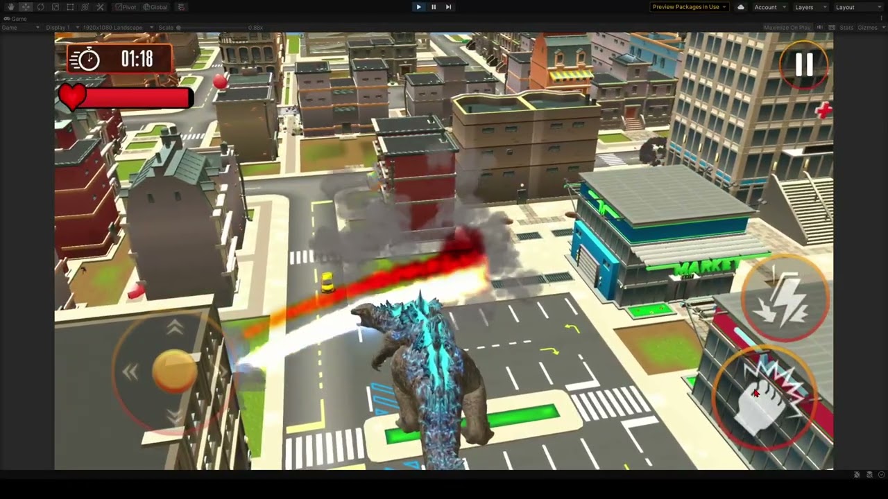 Monster City Smasher - Portfolio