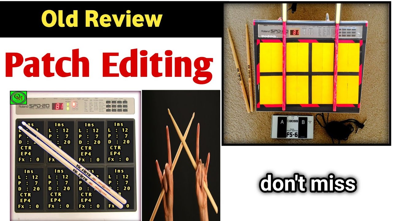 Old review Patch Editing | Duggi mix combination patch | octapad music ...