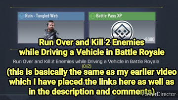 Run Over and Kill 2 Enemies while Driving a Vehicle in Battle Royale