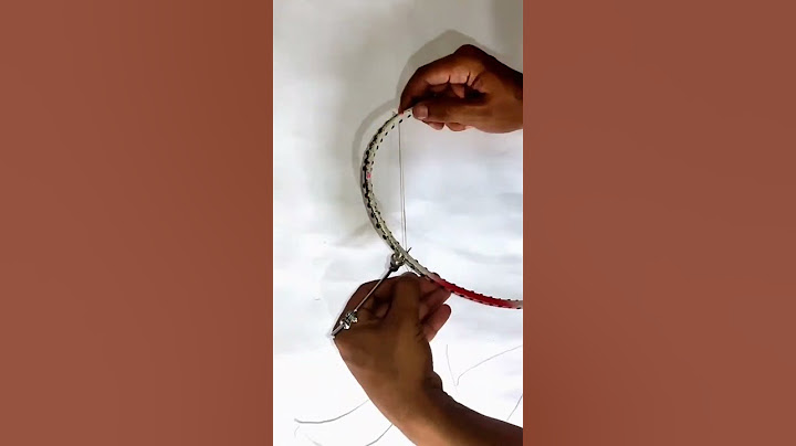 Badminton Racket repair At Home  #yonex #howtorepair #string #badminton