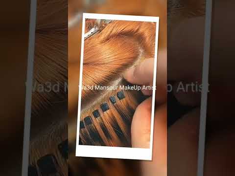 طريقة تركيب الشعر الدائم