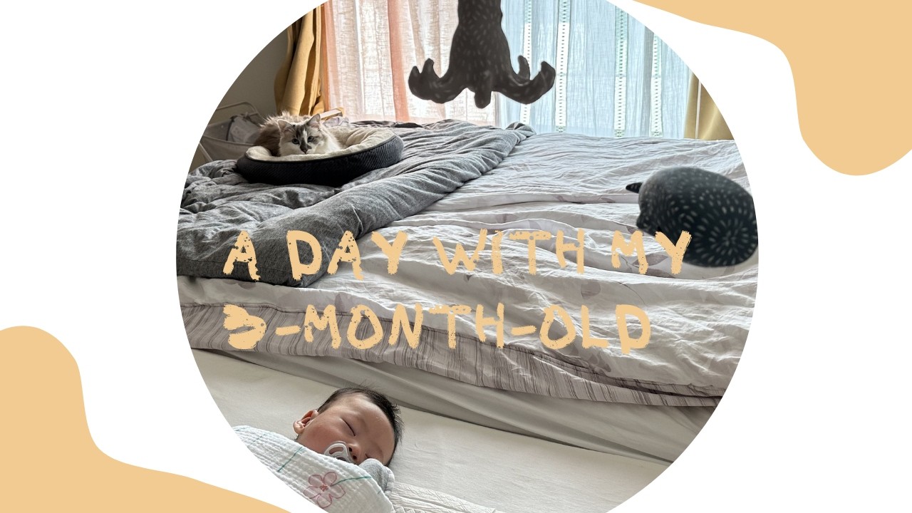 A Day with My 3-Month-Old