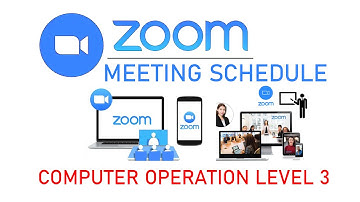 How to Schedule a ZOOM Meeting, and Send Invitations client | Computer Operation Level 3 | BTEB/NSDA