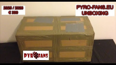 Polenböller unboxing 2025/2026 PYRO-FANS.EU