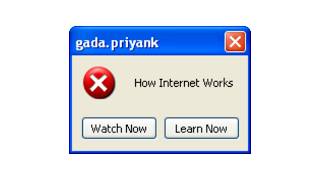 Don't Click to Learn about the INTERNET!