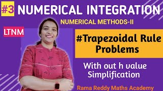 JNTUH LTNM R18 | JNTUK M2 |Numerical Integration | Trapezoidal Rule in telugu | How to pass LTNM |