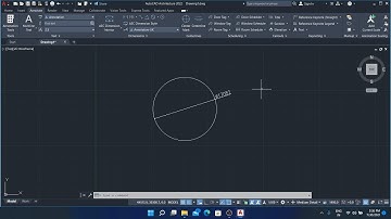 #autocad #circledimentioninautocad How to give [circle dimension] in Autocad