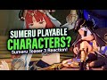 NEW SUMERU Characters REVEALED in New Teaser? Reacting to Sumeru Preview 03 | Genshin Impact