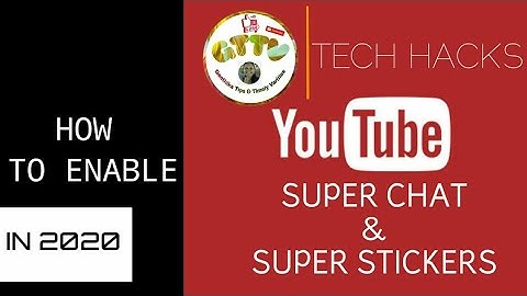 How to enable super chat and super stickers||how to use Youtube super chat IN 2020||GTTV TECH HACKS