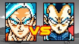 SSGSS GOKU VS SSGSS VEGETA - Dragon Ball Z Devolution - Part 4