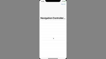 Navigation Bar Large Title Animation