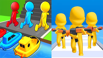 Shape shifting VS Gun clash 3D All Level Gameplay Android iOS Ep1