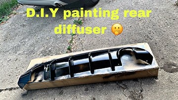 Painting and installing my Scatpack new rear diffuser !!!