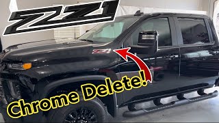 2022 Silverado 3500 HD Z71 Black Out Badge!  Now It's A Midnight Edition!!