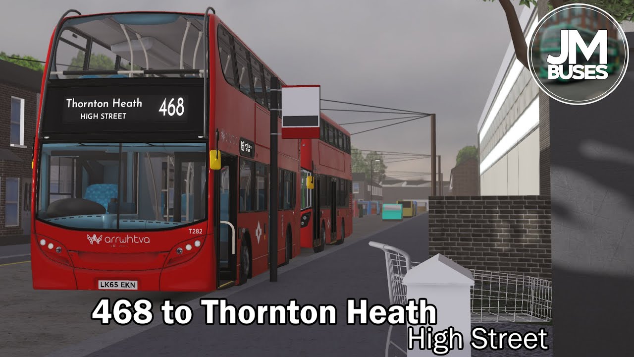 Rapid night trip 468 to Thornton Heath High Street with Arriva T282