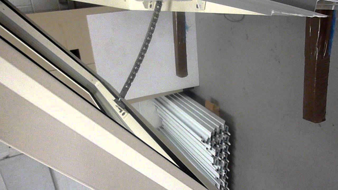 Roof vent with chain actuator YouTube
