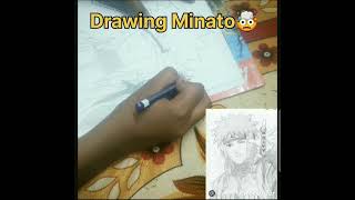 ||Drawn Minato Namikaze❤️‍🩹🔥|| #drawing #anime #trending #art #naruto #viral
