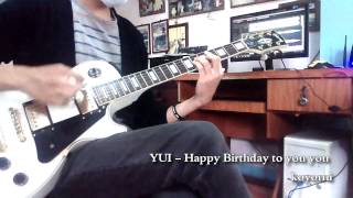 Video-Miniaturansicht von „YUI - Happy Birthday To You You guitar cover“