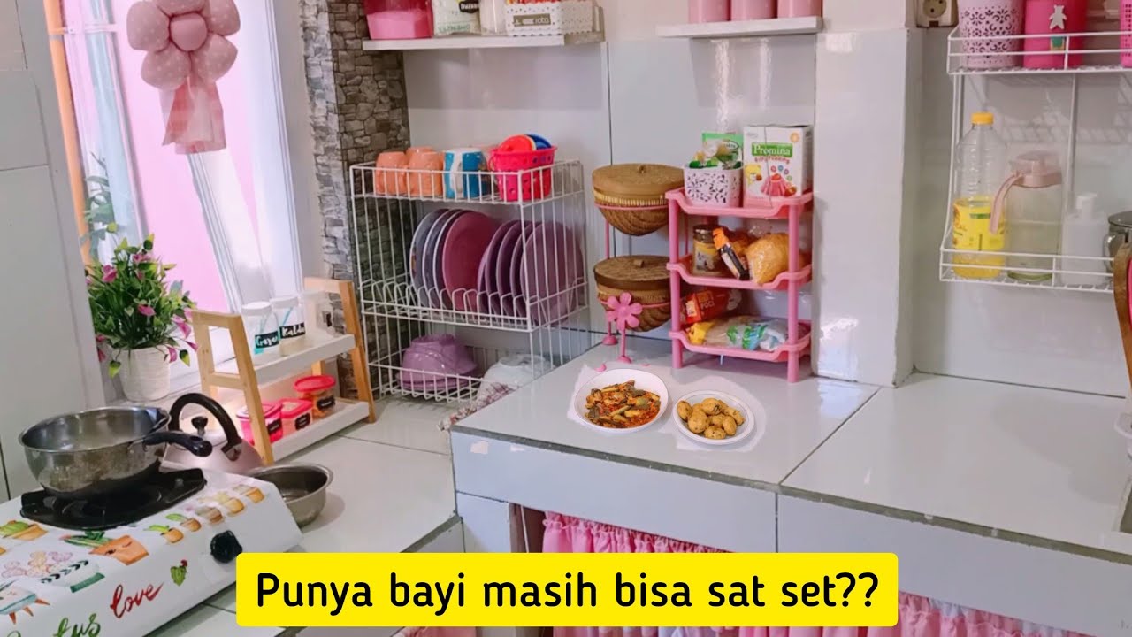 Menghilankan rasa jenuh dengan rutinitas rumahan||Bayi bobo mama ngebut aktivitas.