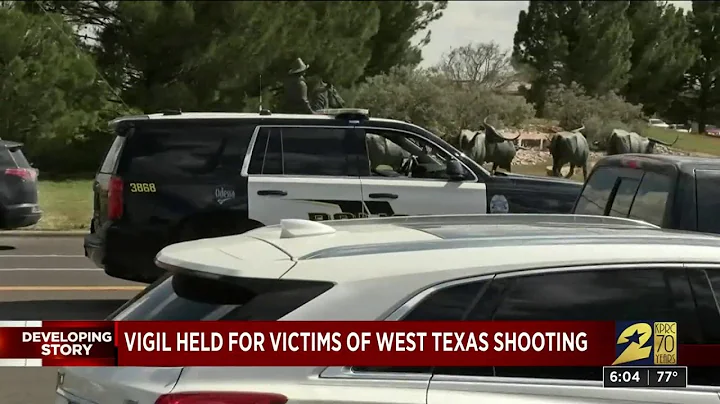 Vigil held for victims of West Texas shooting