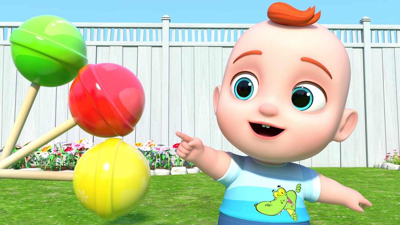 O pirulito é colorido! 🍭| Canção das cores | Leo em Português - Canções Infantis