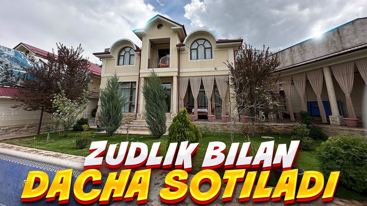 ЗУДЛИК БИЛАН ДАЧА СОТИЛАДИ ☎️ 97-747-79-94 #дача #чарвак #недвижимость