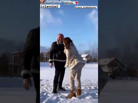 Видео: Появиха се първите кадри от сватбата на Константин Ивлев и Валерия Куденкова