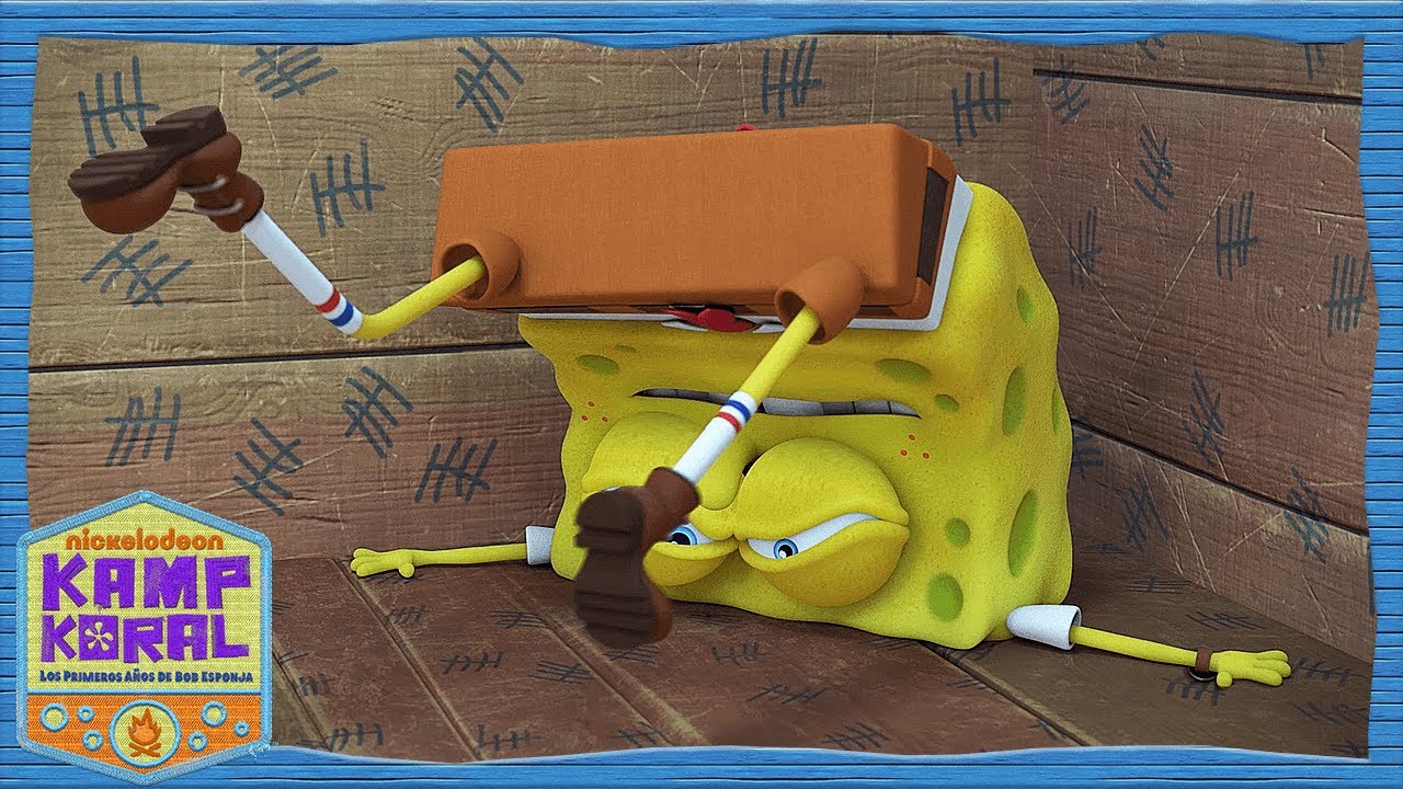 El escape de Bob Esponja | Kampamento Koral en Español